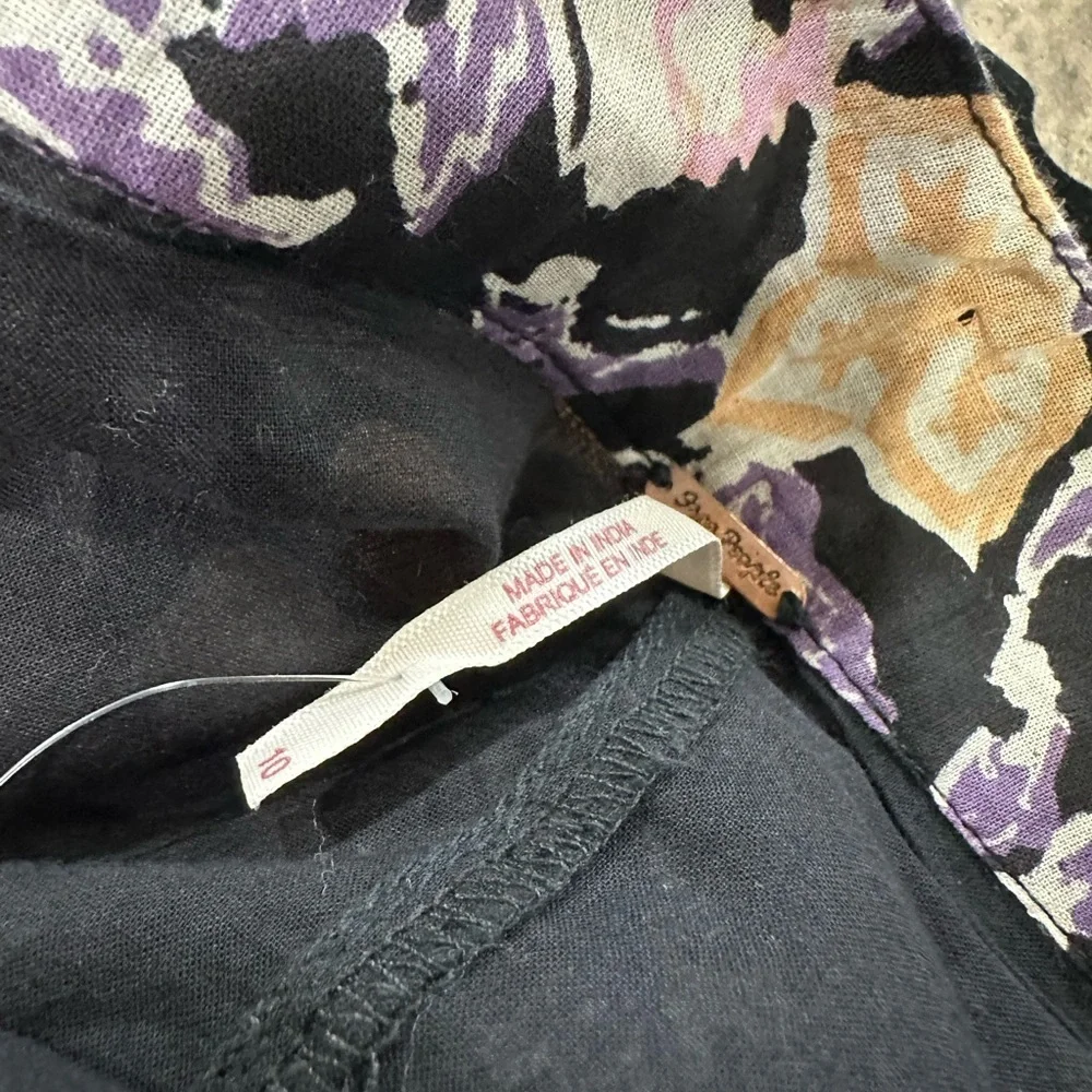 NWT FREE PEOPLE End Of The Island Floral Godet Skirt (111)